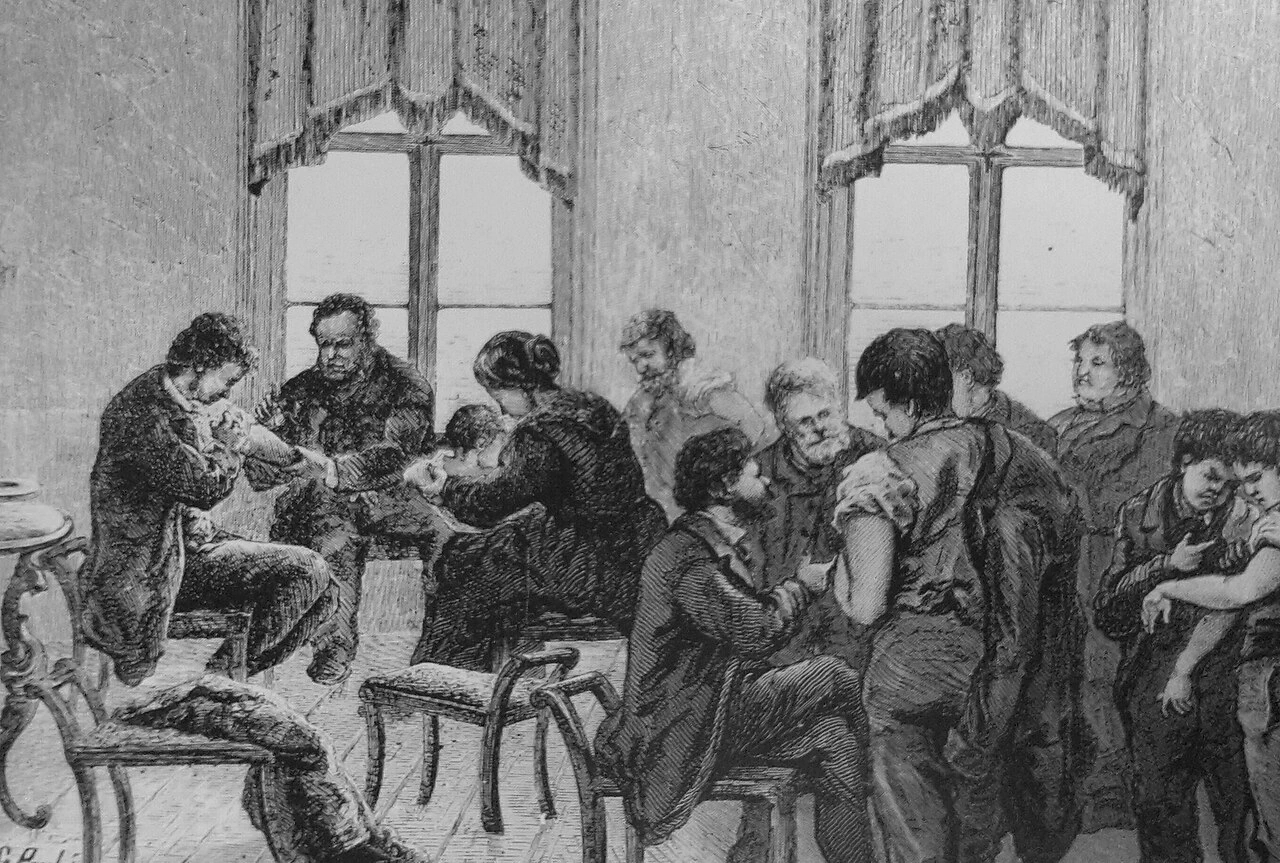 Vaccinazione a Berna nel 1874